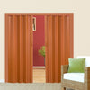 Folding Double Central Opening PVC Door Accordion Panels Washable Internal Door