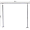 Outdoor Hand Rail Stainless Steel Balustrade Step Stair Handrail Cross Bar Porch
