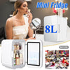 10L Mini Fridge Portabl Table Top Electric Cooler Warmer Ice Box Office Car Home