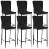 Set of 2/4/6 Bar Stools Velvet Breakfast Bar Chairs Kitchen Office Restaurant