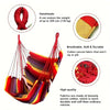 Deluxe Hanging Rope Chair Porch Swing Yard Garden Patio Hammock Cotton Outdoor