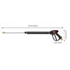 High Pressure 4Wheels Washer Surface Cleaning Machine/Sprayer Gun/Telescopic Rod