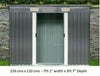 Metal Garden Shed 6 X 4, 8 X 4, 8 X 6, 10 X 8 Garden Storage WITH FREE BASE New