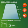 4mm Clear Twinwall Greenhouse Polycarbonate Sheet | 1220mm x 610mm (48" x 24")