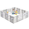 10-18 Panels Baby Playpen Foldable Kids Safety Child Play Center Yard Indoor Toy
