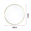 Framed Arched Mirror Wall Mounted Vanity Makeup Bedroom Glass Dressing Mirror
