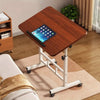 Overbed Bedside Desk Rolling PC Laptop Stand Tilting Table with Wheel Adjustable