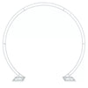 2M/2.2M/2.4M Removable Round Wedding Arch Metal Backdrop Flower Garland Frame