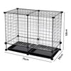 Weatherproof Indoor Outdoor Plastic Pet Puppy Dog House Dog Kennel Shelter Home