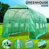 4 Size Fully Galvanised Steel Frame Poly Tunnel Greenhouse Polytunnel Tunnel