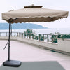 Large Square Beach Umbrella, Outdoor Stall Parasol, Sun Shade Homestay Wrench