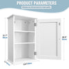 Bathroom Bedroom Cabinet Shelf Cupboard Storage Unit Free Standing Floor Wall