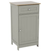 Priano Freestanding Bathroom Cabinet Unit Grey Vanity Cupboard Storage Unit