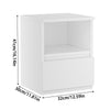 Modern Bedside Table Drawers Cabinet Bedroom Furniture Storage Nightstand Shelf