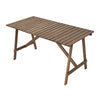 Wooden Garden Furniture Set 4 Seaters Dining Outdoor Table Chairs Hardwood Patio