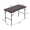 Outdoor Camping Picnic Table Set Portable Folding Garden Pub Table Bench Chairs