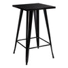 Industrial Metal Breakfast Bar Table Stools Cafe Bistro Bar Stool Dining Chairs