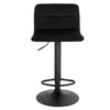 1/2/4/6x Breakfast Bar Stool w/ Backrest Gas Lift Swivel Adjustable Pub Stool