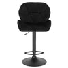 1/2/4/6x Bar Stool Swivel Gas Lift Adjustable Height Barstool with Velvet Padded