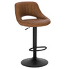 1/2x Bar Stool Adjustable Height Swivel Gas Lift Barstool Kitchen Pub Cafe Chair