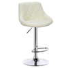 1/2x Bar Stool Swivel Gas Lift PU Leather Padded Barstool Breakfast Kitchen Pub