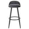1/2/4/6x Bar Stool Velvet Padded Seat Chair Breakfast High Counter Barstool Pub