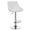 1/2x Bar Stool Swivel Gas Lift PU Leather Padded Barstool Breakfast Kitchen Pub
