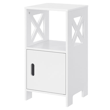 1/2x Bedside Table Cabinet Side End Coffee Table Storage Nightstand with Drawer