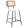 1/2/4/6x Bar Stool Breakfast Kitchen Pub Counter Chair with Backrest Footrest
