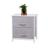 4/5/6 Fabric Beside Cabinet Storage Unit Chest of Drawers Organizer Living Room