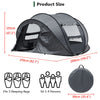 2-3 Person Portable Camping Tent Sunproof Waterproof Outdoor Hiking Backpack