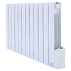 Electric Wall Mounted Oil Filled Radiator Home Space Heater Thermostatic Timer