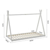 Single Kids Floor Beds Pine Wood House Bed Frame Toddler Children Bedstead Cabin