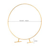 Metal Circle Arch Stand Wedding Birthday Decoration Background Wrought Prop Pipe