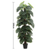 Large Artificial Drip Tree in Pot Faux Fake Houseplants Realistic Outdoor Plant