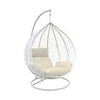 Hanging Rattan Egg Chair Garden Swing Chairs Patio Indoor Outdoor With Cushions