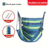 Deluxe Hanging Rope Chair Porch Swing Yard Garden Patio Hammock Cotton Outdoor