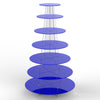 Cup Cake Acrylic Stand 7 Tier Cupecake Wedding Party Display Riser - Round