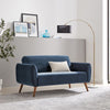 Teddy Velvet Upholstered Post Modern 2 Seater Sofa