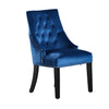 Velvet Pull Door Knocker Studded Dining Kitchen Accent Chairs Luxury Windsor