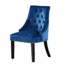 Velvet Dining Chair with Door Knocker Ring Windsor Dressing Room Chair 1/2/4/6