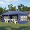 3 x 6m Heavy Duty Gazebo Marquee Party Tent with Storage Bag Grey