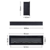 40/50/60/70/80/100 Inch Insert/Wall Mounted LED Fireplace Wall Inset Into Fire