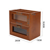 Vintage Wooden Small Cabinet Storage Box Desktop Organizer Unit Display Shelving