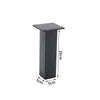 Set of 4 Black Metal Feet Strong Furniture Legs Pedestals for Table Chair Bench