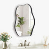 Wall Mounted Framed Mirror Vanity Makeup Bedroom Glass Dressing Mirror Shaped