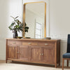 Wall Mounted Framed Mirror Vanity Makeup Bedroom Glass Dressing Mirror Shaped
