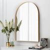 Framed Arched Mirror Wall Mounted Vanity Makeup Bedroom Glass Dressing Mirror