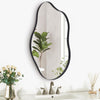 Framed Arched Mirror Wall Mounted Vanity Makeup Bedroom Glass Dressing Mirror