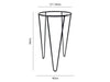 Pot Holder With Three Hairpin Legs Black Plastic Coated Steel Garden Pride Great Condition !